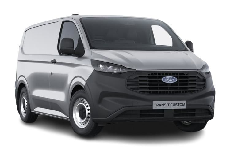 ford transit custom 100kw 65kwh h1 double cab van limited auto front view
